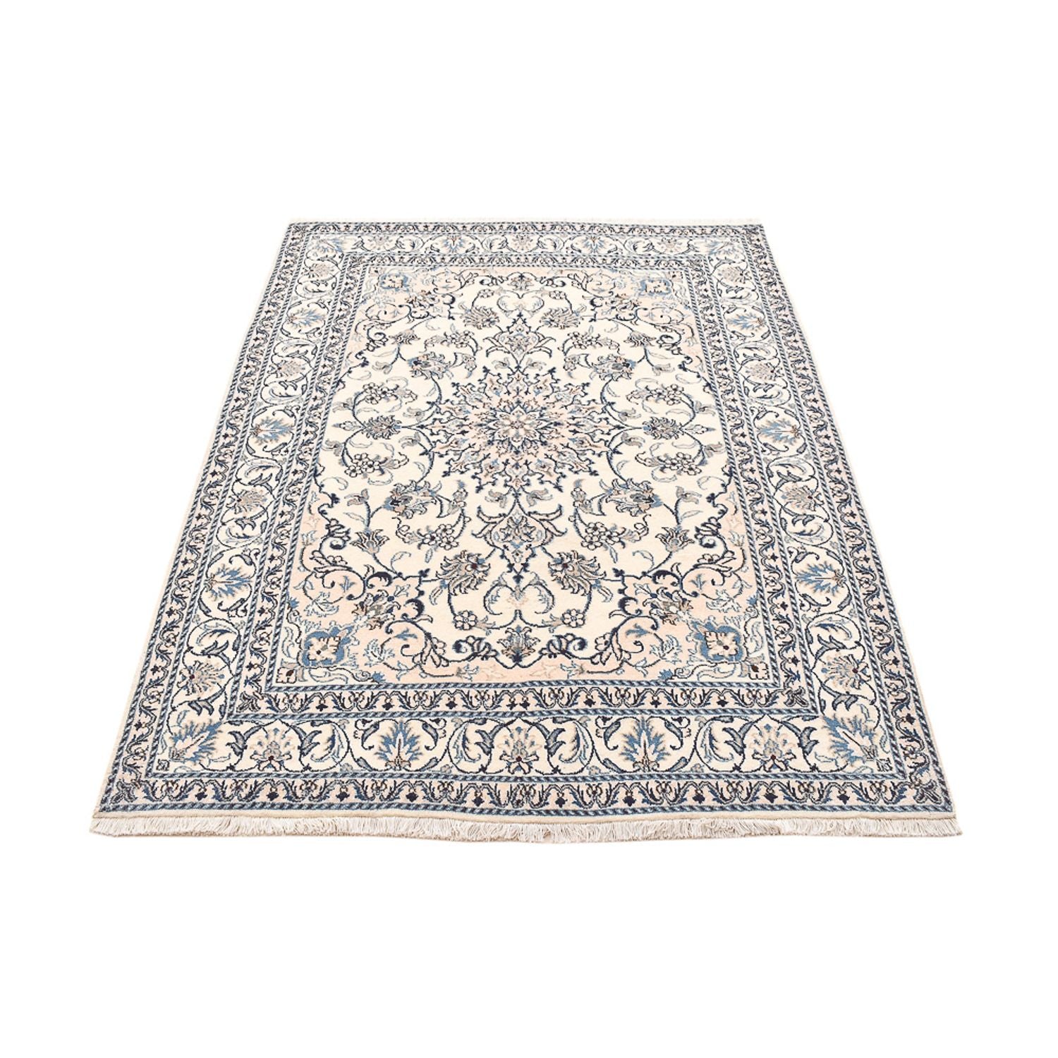 Tapis persan - Nain - 207 x 152 cm - beige clair