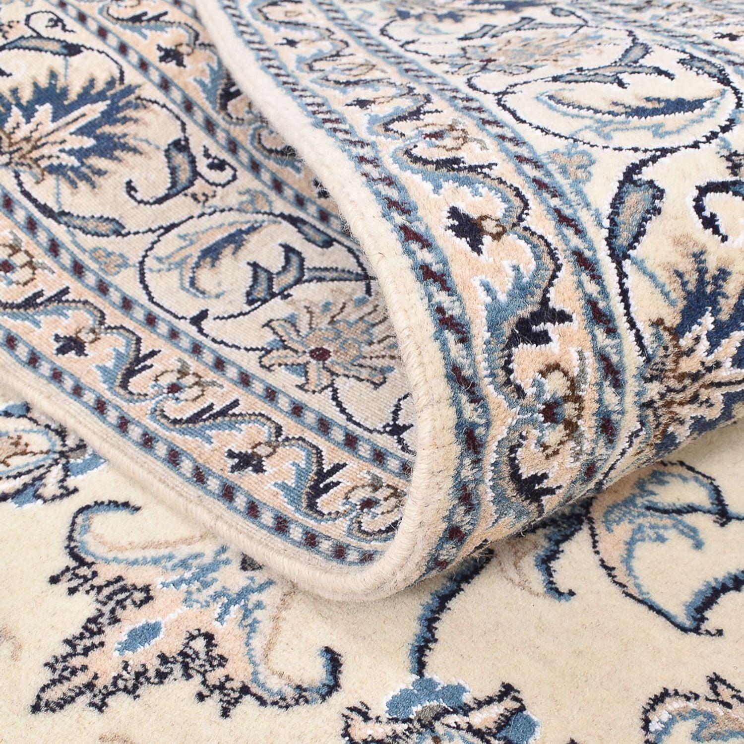 Tapis persan - Nain - 203 x 148 cm - beige clair