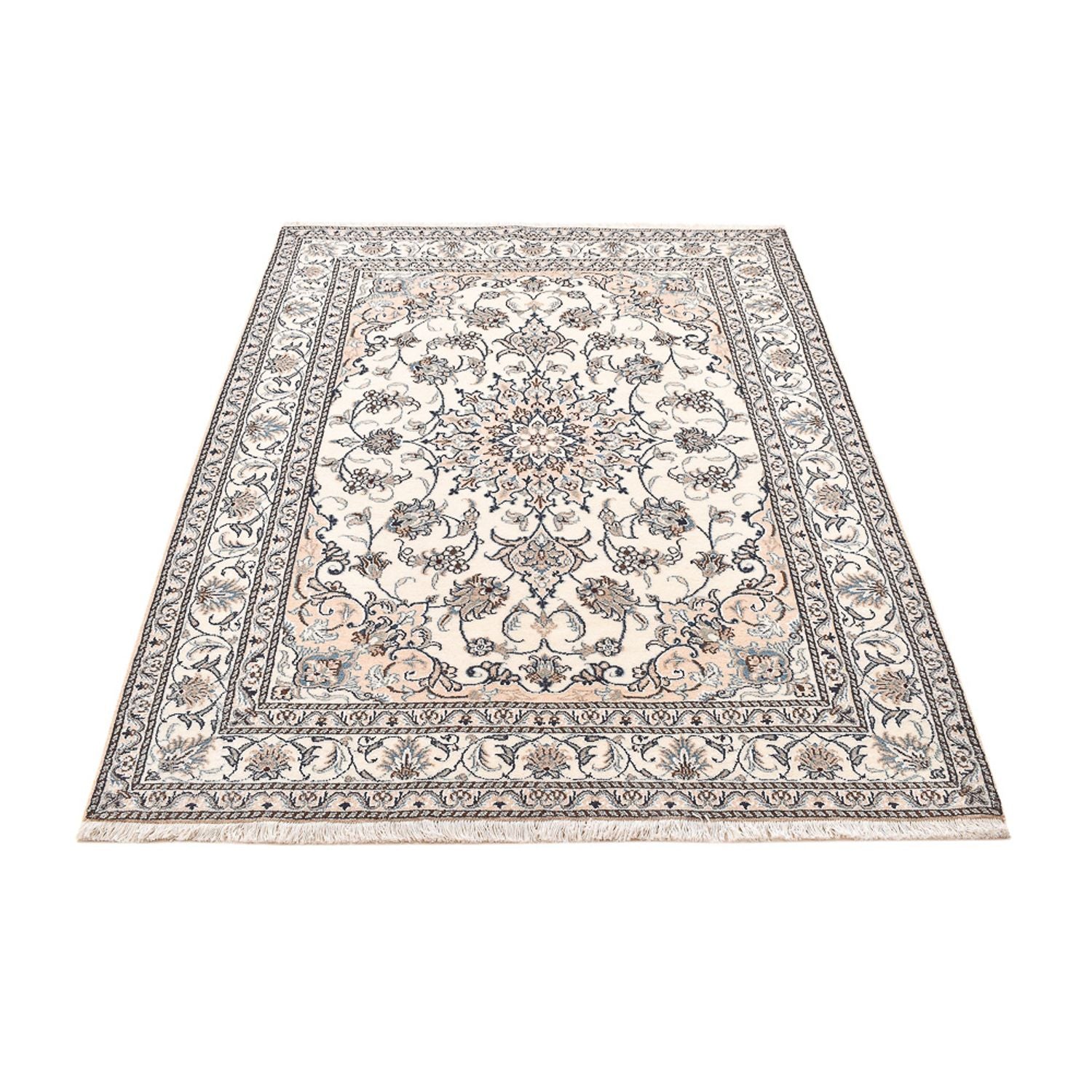 Tapis persan - Nain - 200 x 150 cm - beige clair