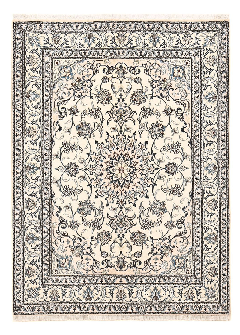 Tapis persan - Nain - 200 x 148 cm - beige clair