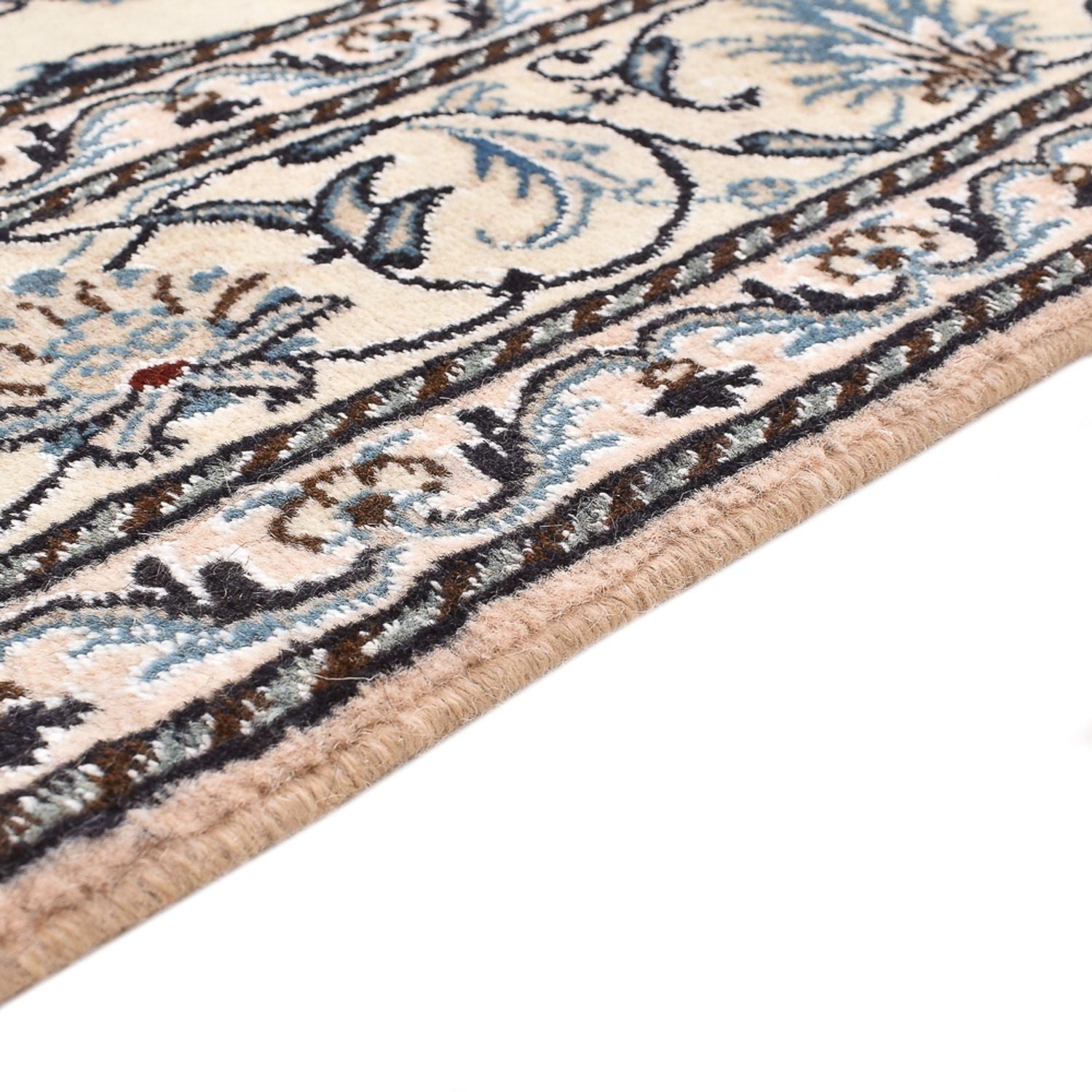 Tapis persan - Nain - 200 x 148 cm - beige clair