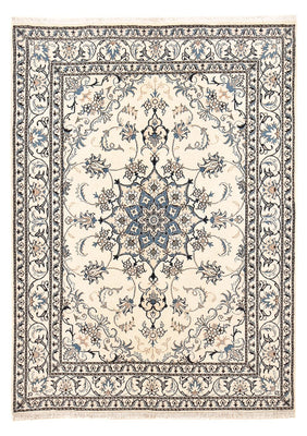 Tapis persan - Nain - 204 x 151 cm - beige clair