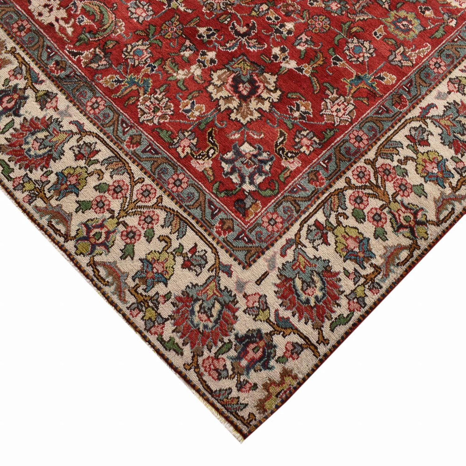 Tapis persan - Tabriz - 322 x 209 cm - rouge