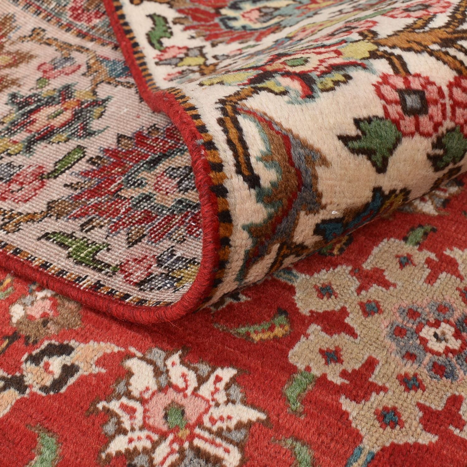 Tapis persan - Tabriz - 322 x 209 cm - rouge