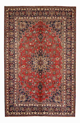Tapis persan - Classique - 297 x 194 cm - rouge