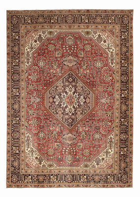 Tapis persan - Tabriz - 348 x 245 cm - rouge clair