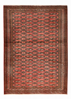Tapis Turkaman - 131 x 100 cm - rouge clair