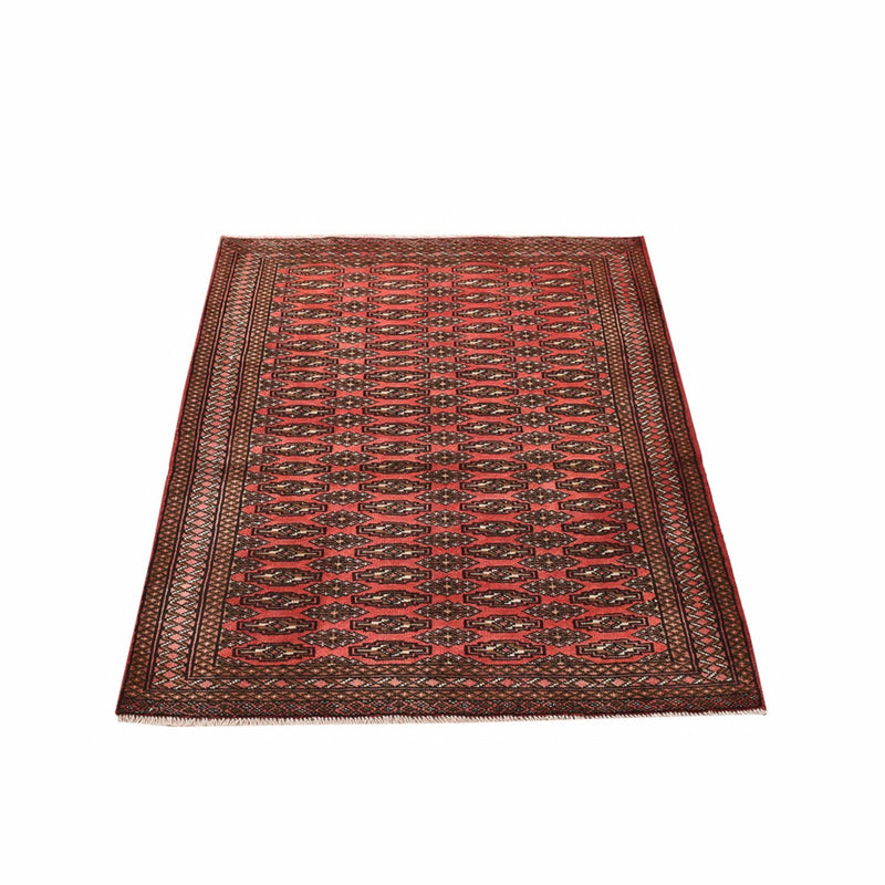 Tapis Turkaman - 131 x 100 cm - rouge clair