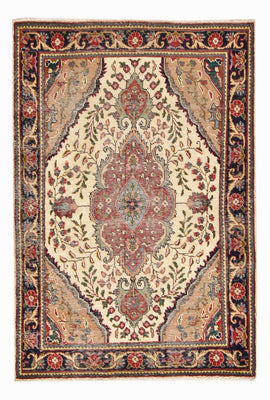 Tapis persan - Tabriz - 146 x 98 cm - multicolore