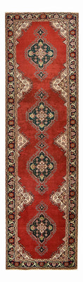 Tapis de couloir Tapis persan - Tabriz - 340 x 96 cm - rouge