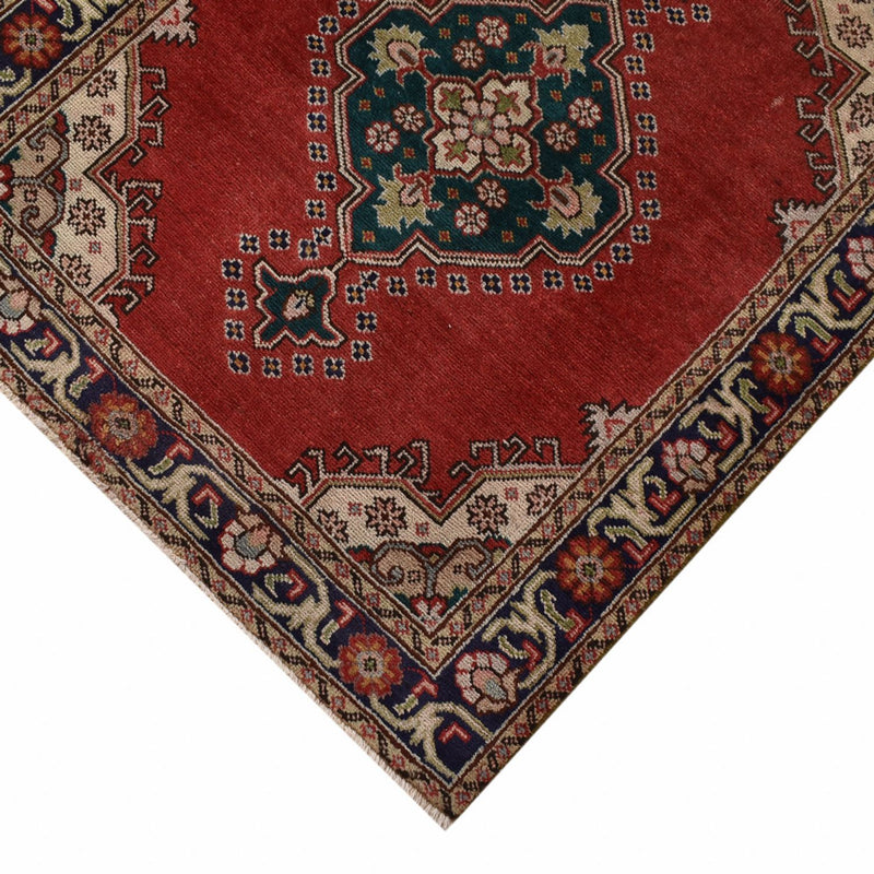 Tapis de couloir Tapis persan - Tabriz - 340 x 96 cm - rouge