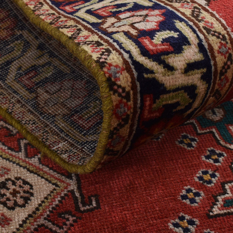 Tapis de couloir Tapis persan - Tabriz - 340 x 96 cm - rouge