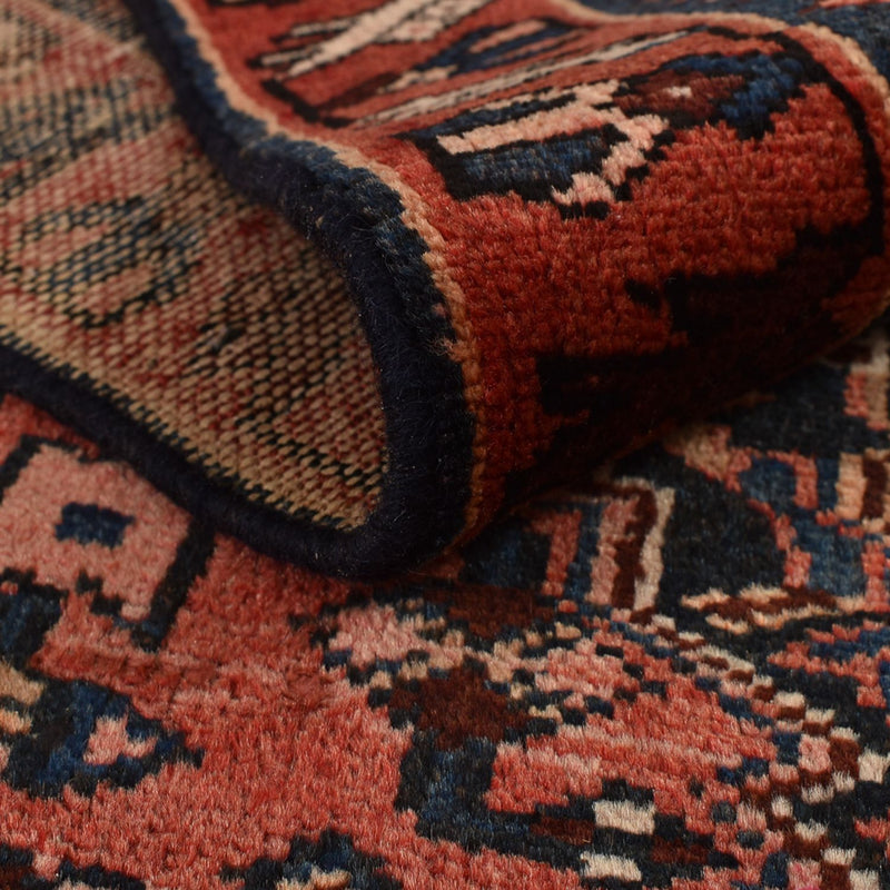 Tapis de couloir Tapis persan - Bidjar - 288 x 104 cm - rouge