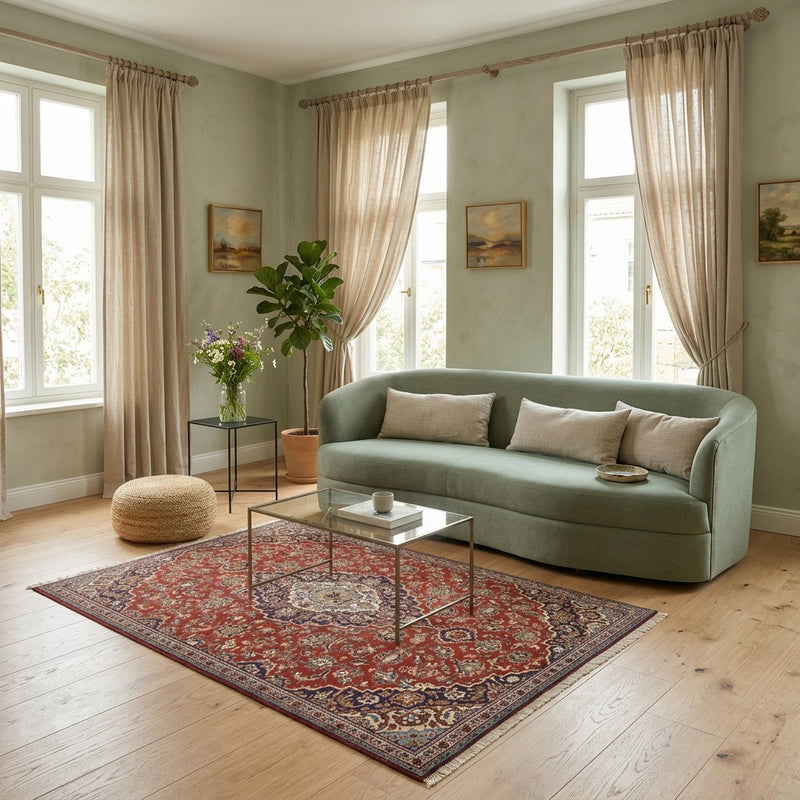 Tapis de Kashan Tapis 244x146cm - Tapis persan
