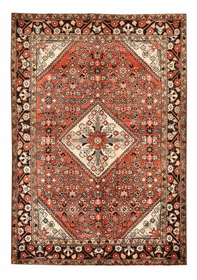 Tapis persan - Nomadic - 218 x 154 cm - rouge clair