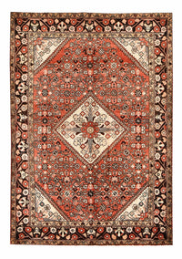 Tapis persan - Nomadic - 218 x 154 cm - rouge clair