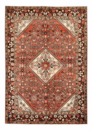 Tapis persan - Nomadic - 218 x 154 cm - rouge clair