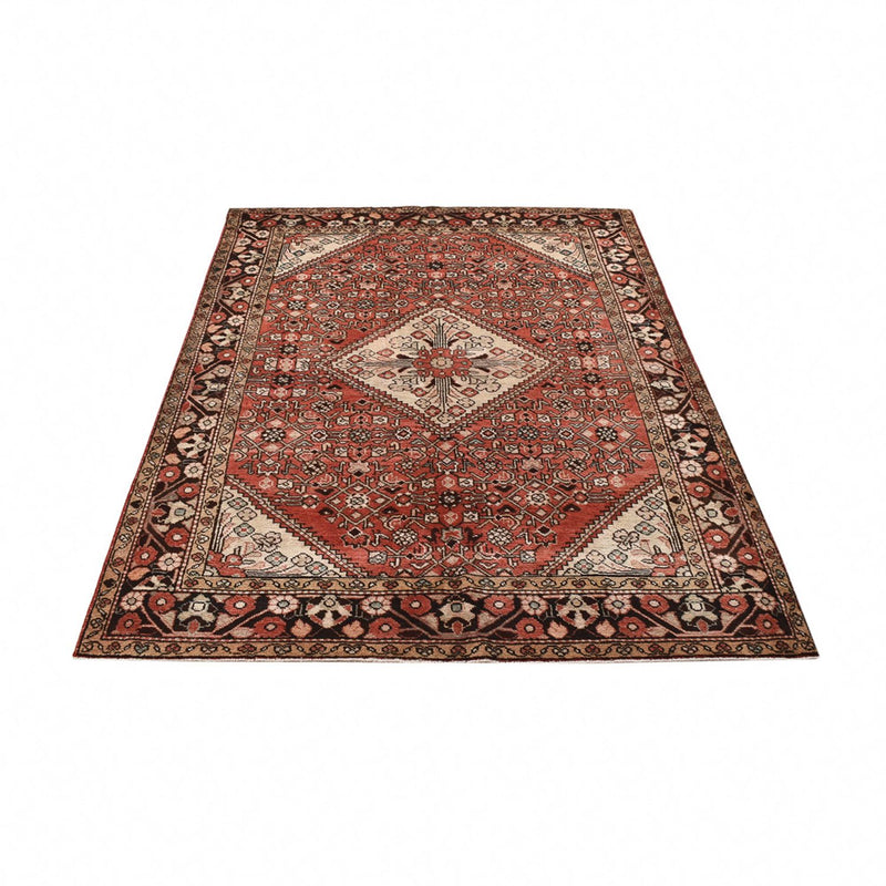 Tapis persan - Nomadic - 218 x 154 cm - rouge clair