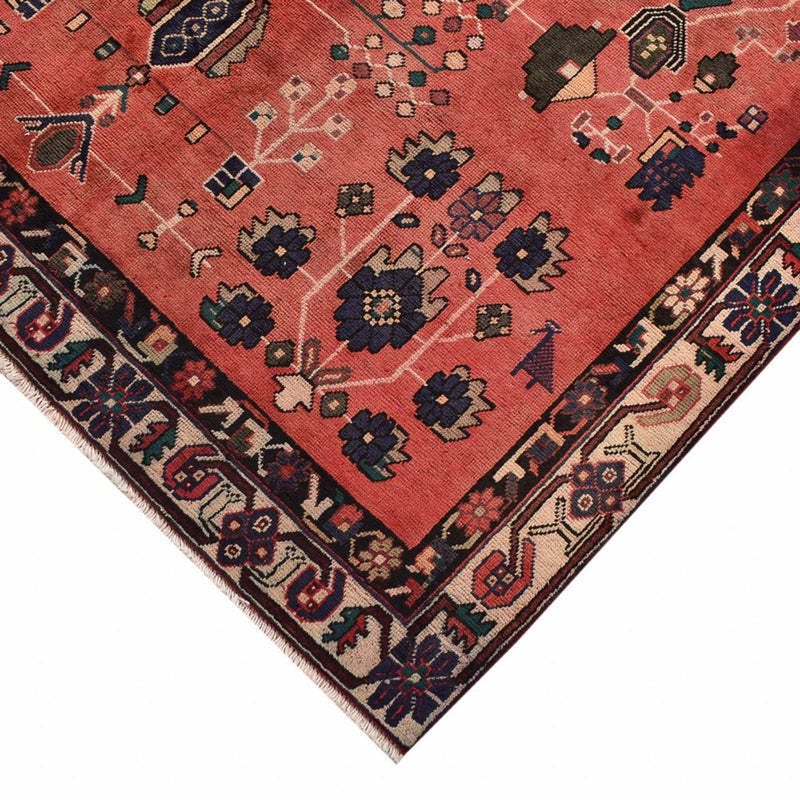 Tapis persan - Nomadic - 237 x 155 cm - rouge clair