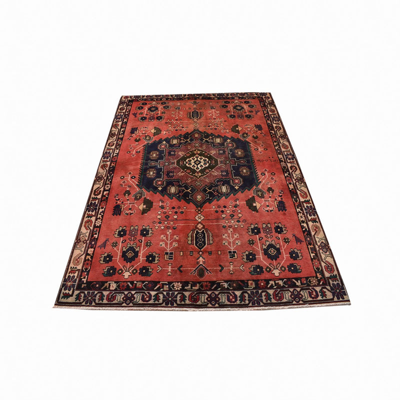 Tapis persan - Nomadic - 237 x 155 cm - rouge clair