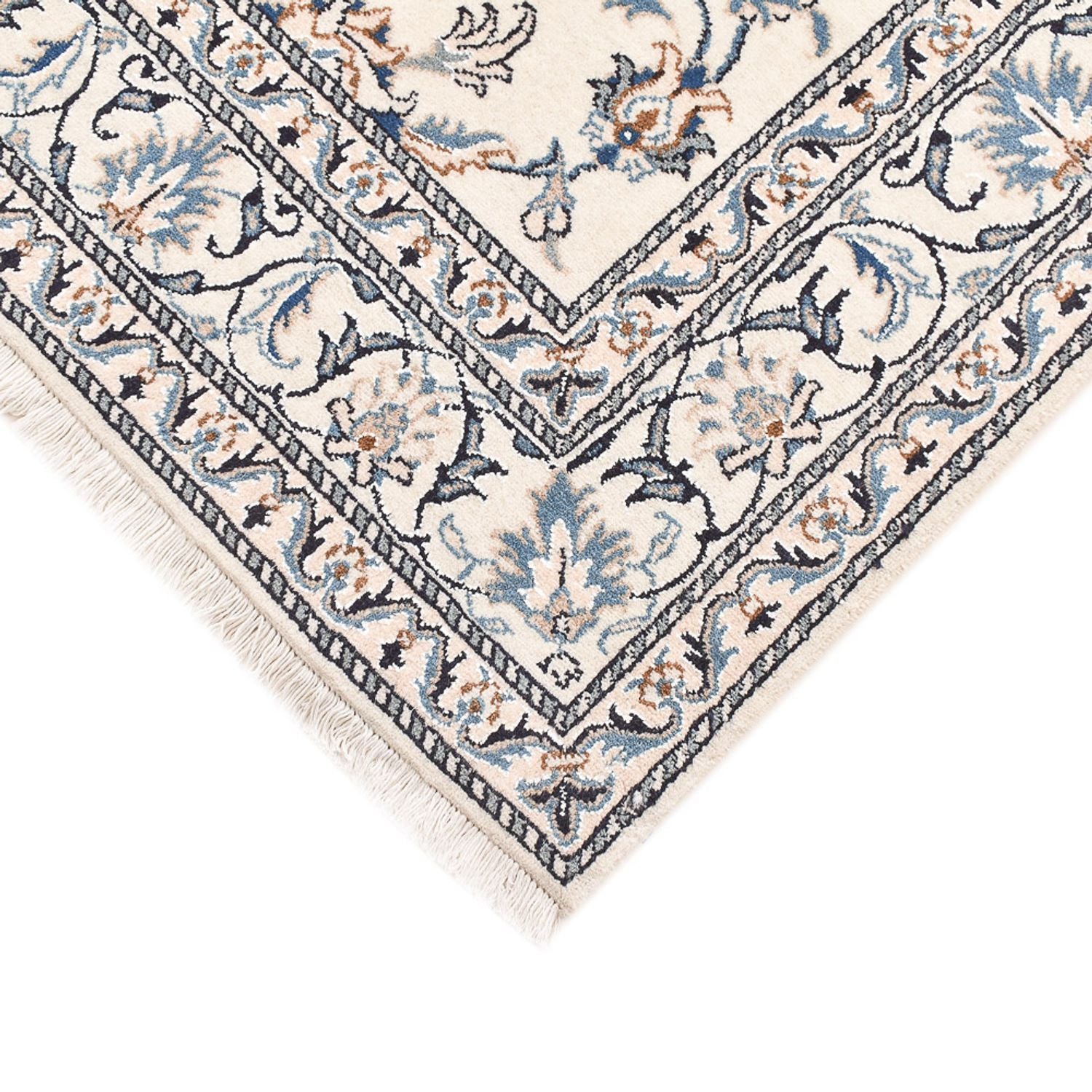Tapis persan - Nain - 200 x 144 cm - beige clair