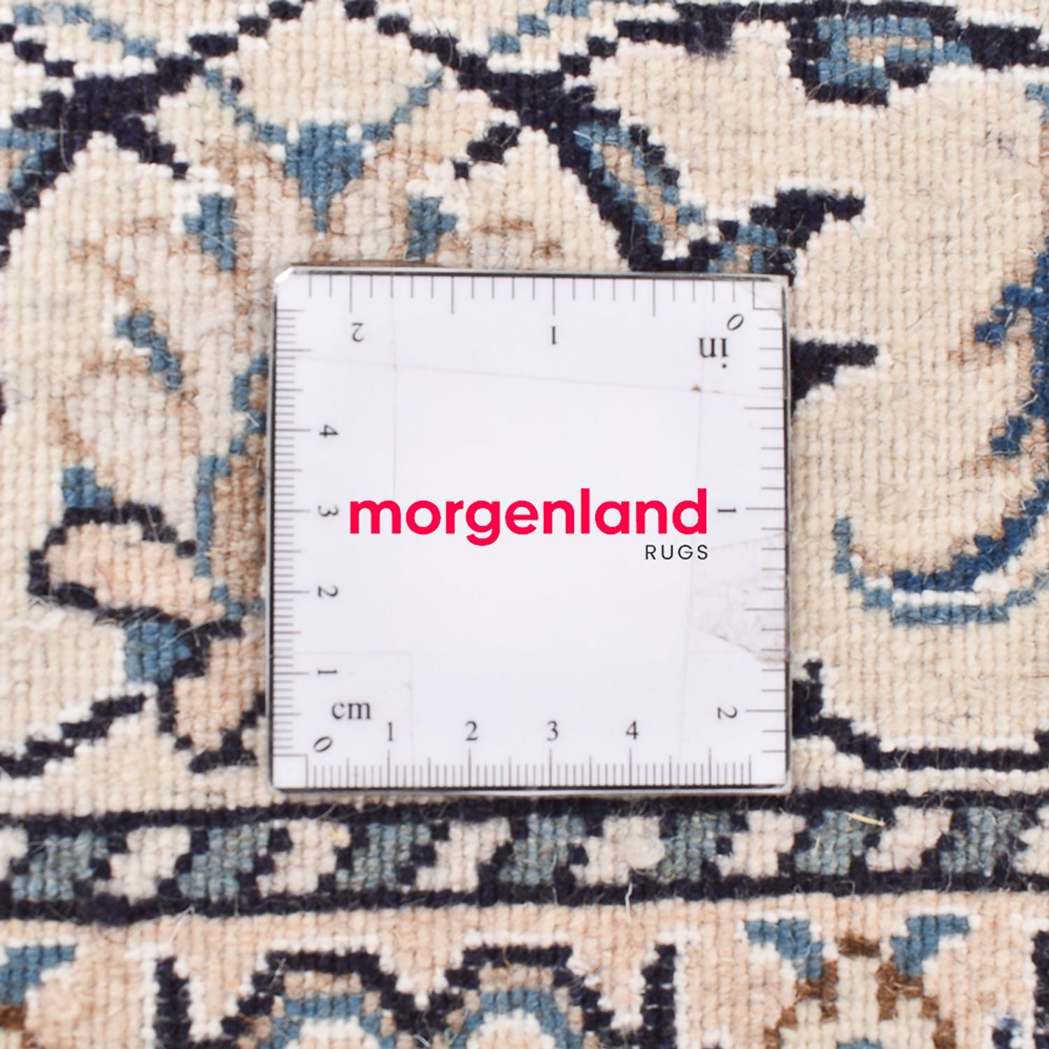 Tapis persan - Nain - 200 x 144 cm - beige clair