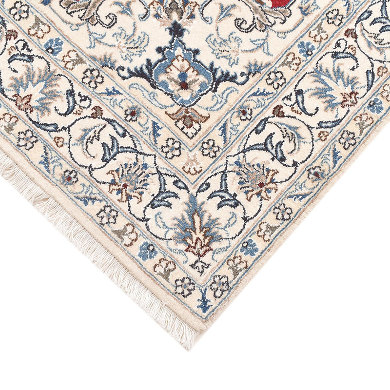 Tapis persan - Nain - 197 x 150 cm - rouge