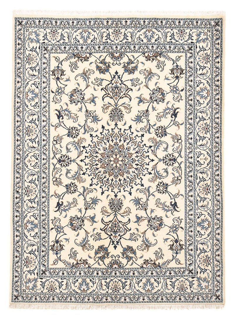 Tapis persan - Nain - 195 x 150 cm - beige clair