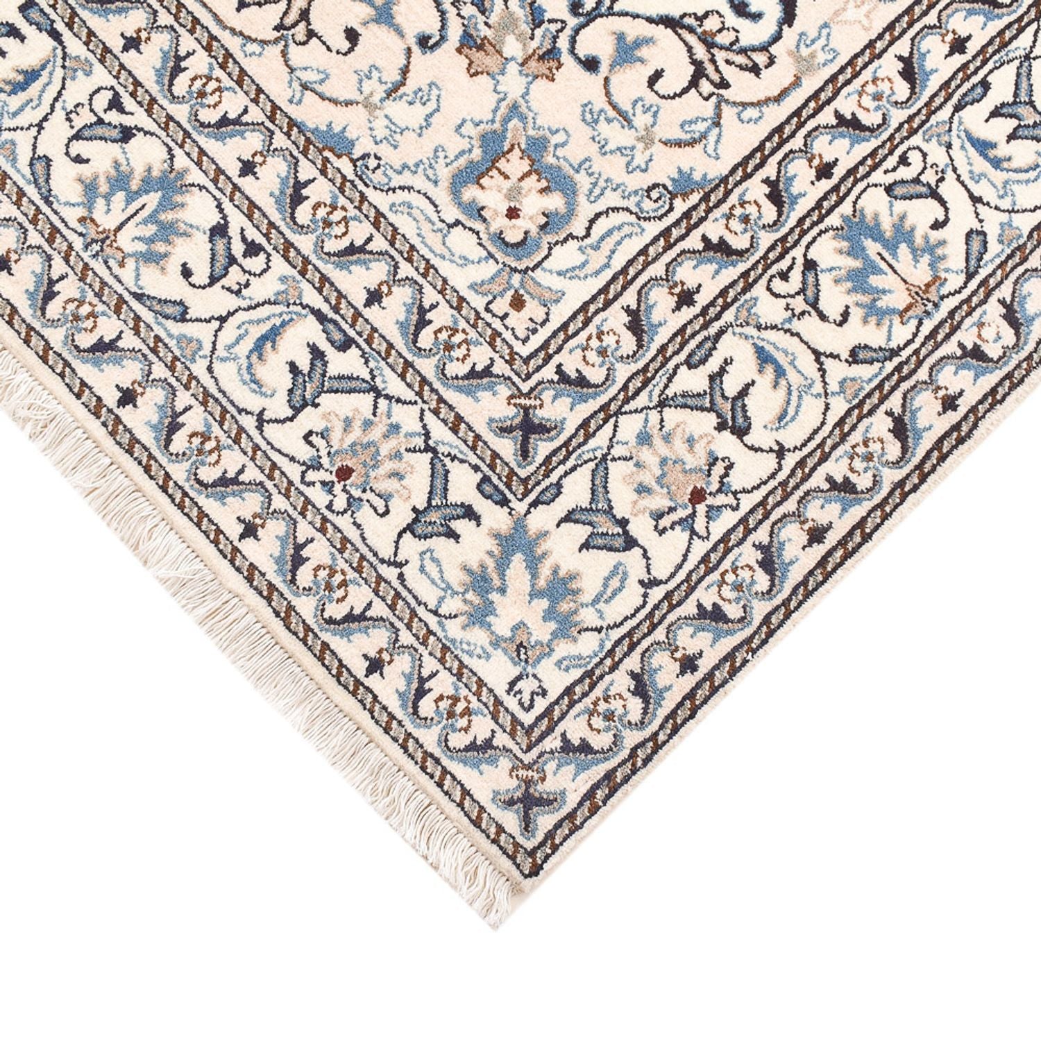 Tapis persan - Nain - 195 x 150 cm - beige clair