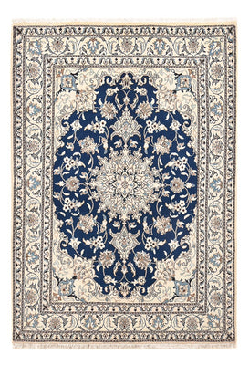 Tapis persan - Nain - 212 x 147 cm - bleu