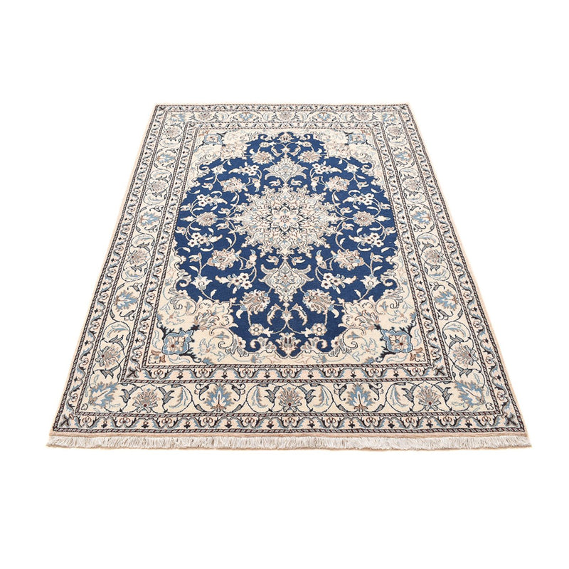 Tapis persan - Nain - 212 x 147 cm - bleu