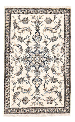 Tapis persan - Nain - 138 x 90 cm - beige clair