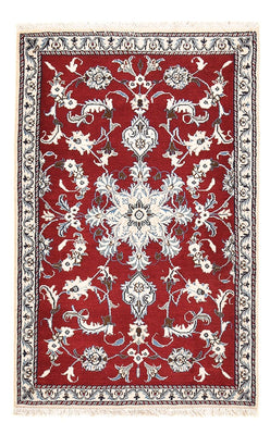 Tapis persan - Nain - 137 x 90 cm - rouge