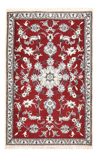 Tapis persan - Nain - 137 x 90 cm - rouge