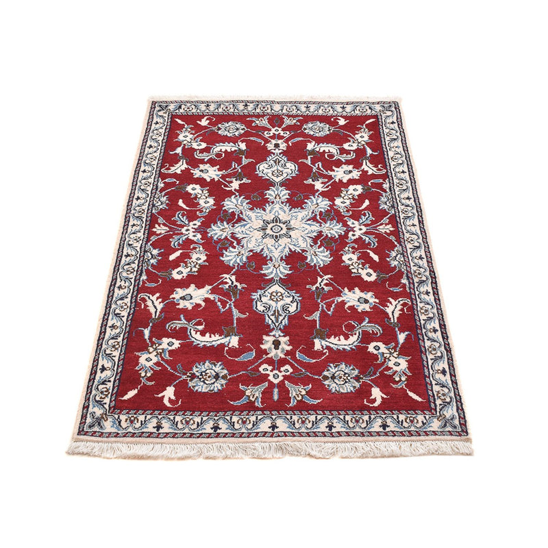 Tapis persan - Nain - 137 x 90 cm - rouge