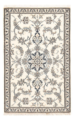 Tapis persan - Nain - 146 x 88 cm - beige clair