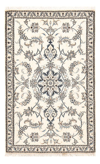 Tapis persan - Nain - 146 x 88 cm - beige clair