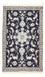 Tapis persan - Nain - 140 x 87 cm - beige foncé