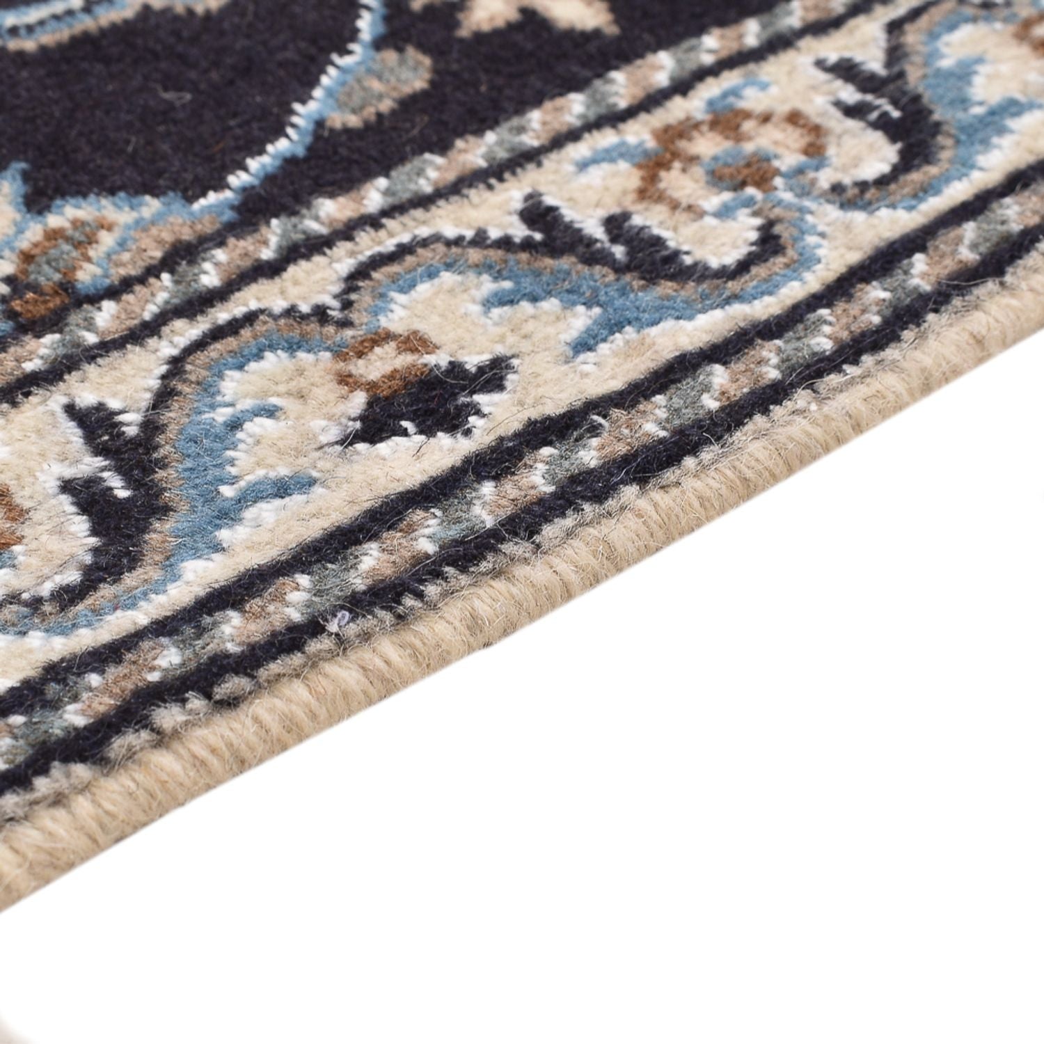 Tapis persan - Nain - 145 x 87 cm - beige foncé