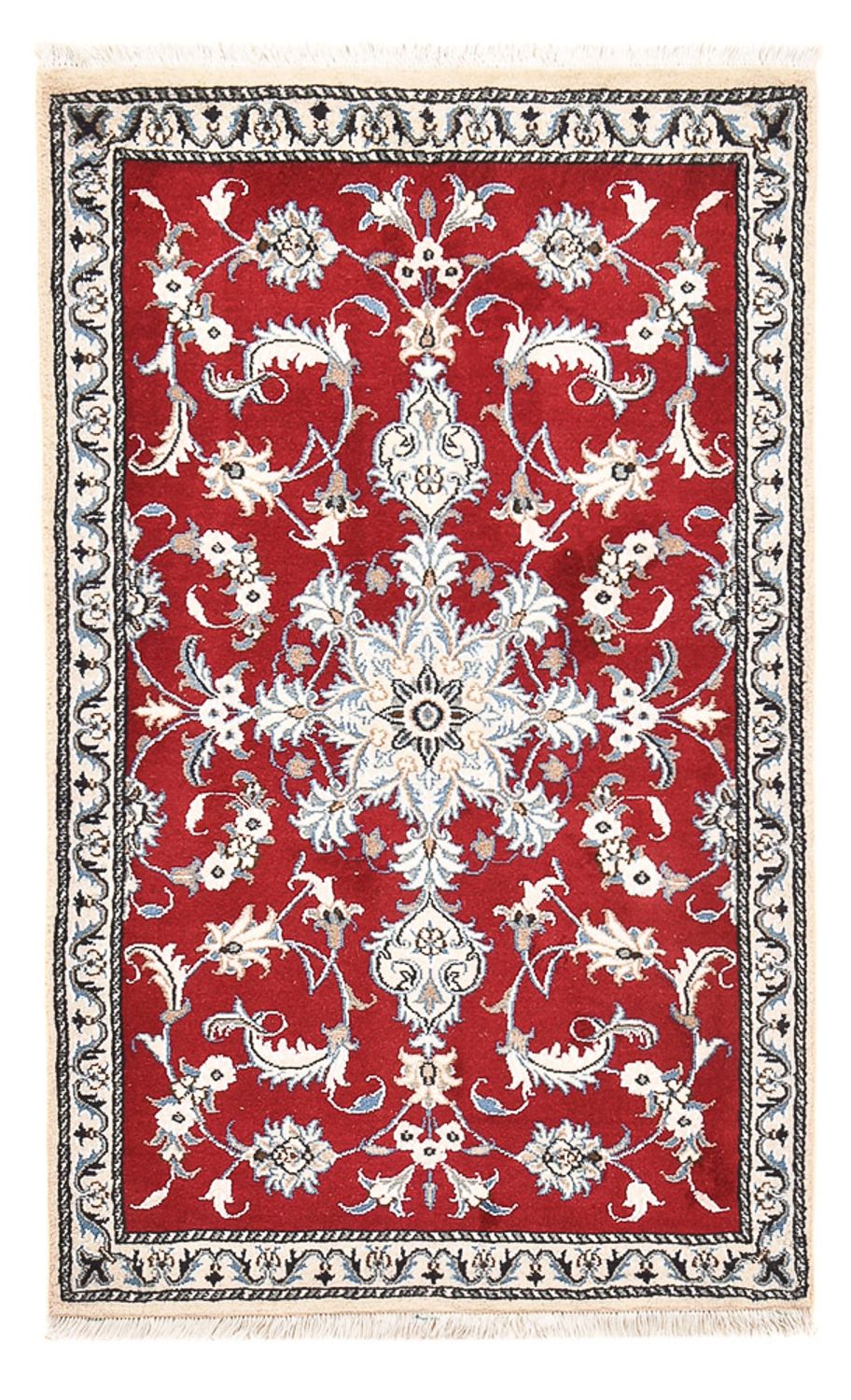 Tapis persan - Nain - 148 x 86 cm - rouge