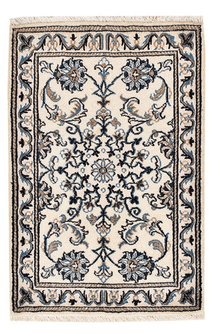 Tapis persan - Nain - 87 x 55 cm - blanc