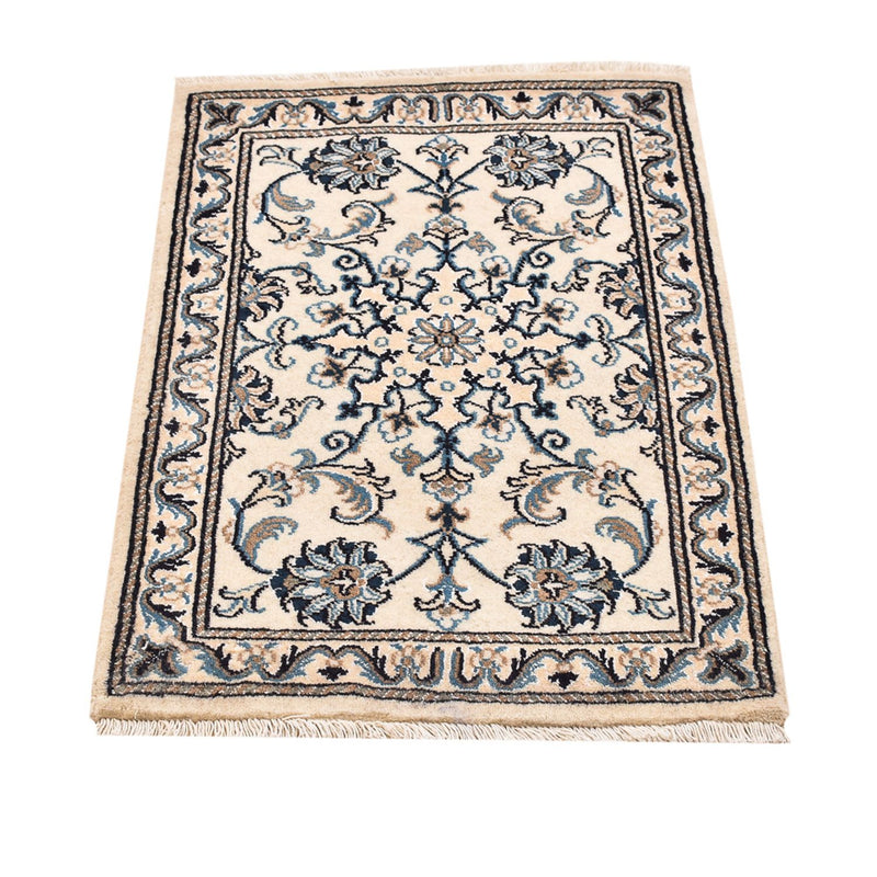 Tapis persan - Nain - 90 x 60 cm - blanc