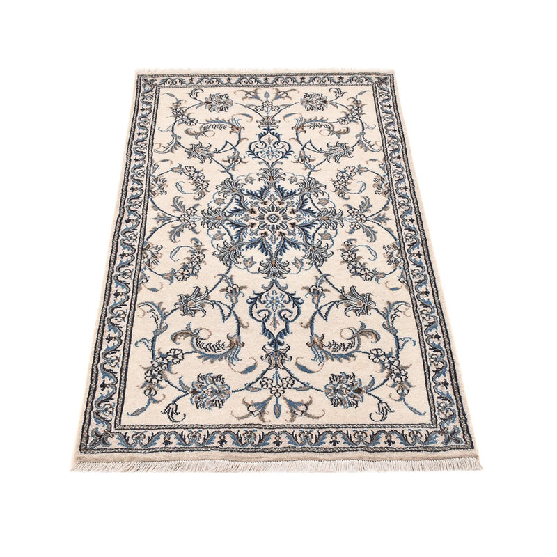 Tapis persan - Nain - 148 x 84 cm - beige clair
