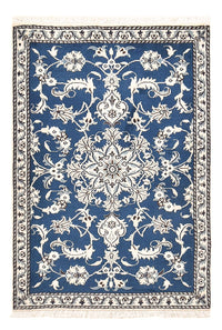 Tapis persan - Nain - 133 x 90 cm - bleu