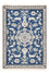 Tapis persan - Nain - 133 x 90 cm - bleu