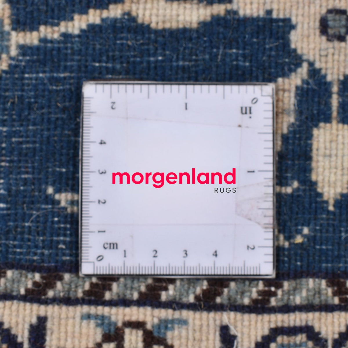 Tapis persan - Nain - 133 x 90 cm - bleu