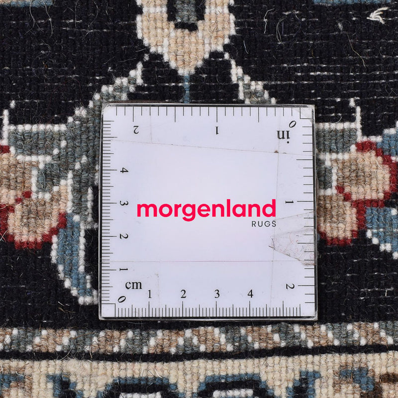 Tapis persan - Nain - 142 x 87 cm - bleu foncé