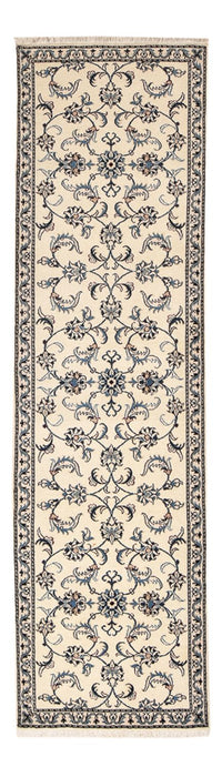 Tapis de couloir Tapis persan - Nain - 290 x 80 cm - beige