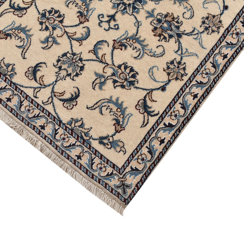 Tapis de couloir Tapis persan - Nain - 288 x 78 cm - beige
