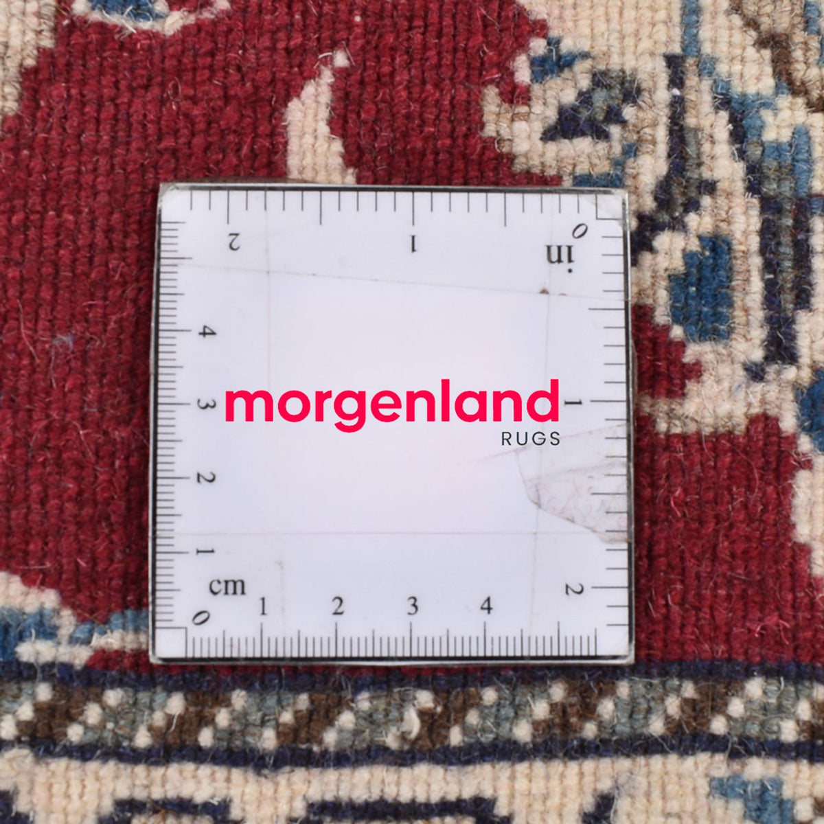 Tapis de couloir Tapis persan - Nain - 385 x 78 cm - rouge foncé